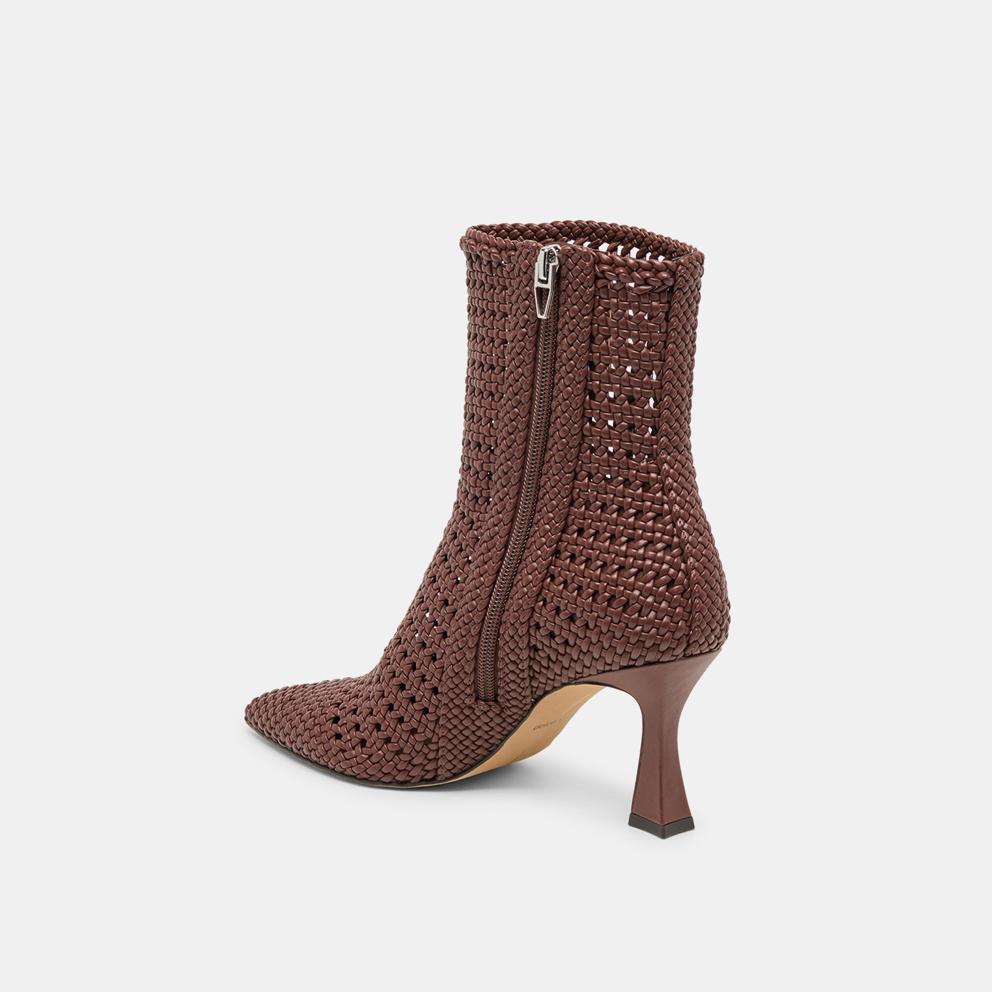 EMBRY BOOTIES BROWN WOVEN STELLA