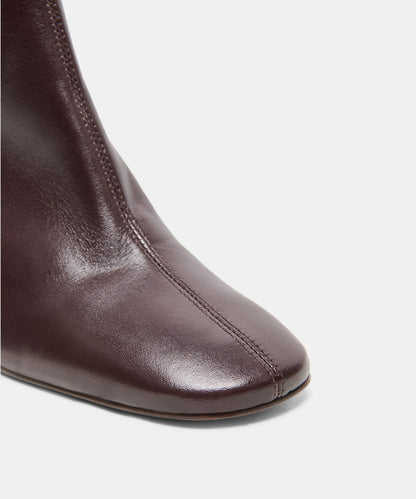 FEYA BOOTIES BLACK CHERRY LEATHER