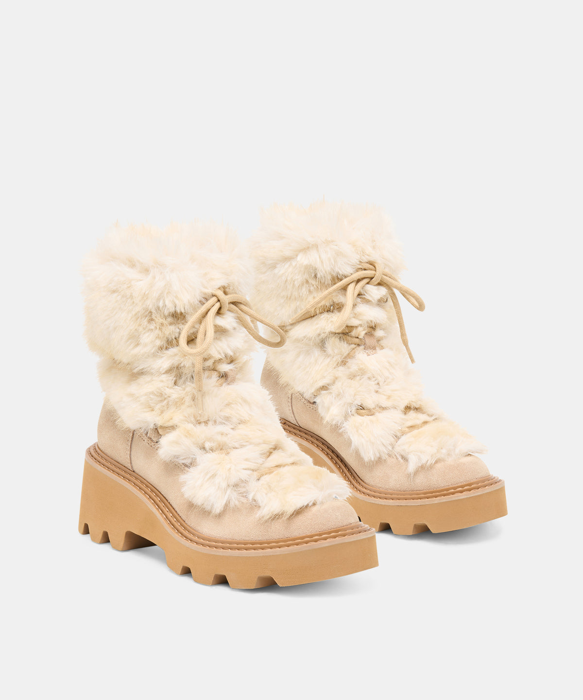 HAWKIN PLUSH BOOTS SAND SUEDE - view 2