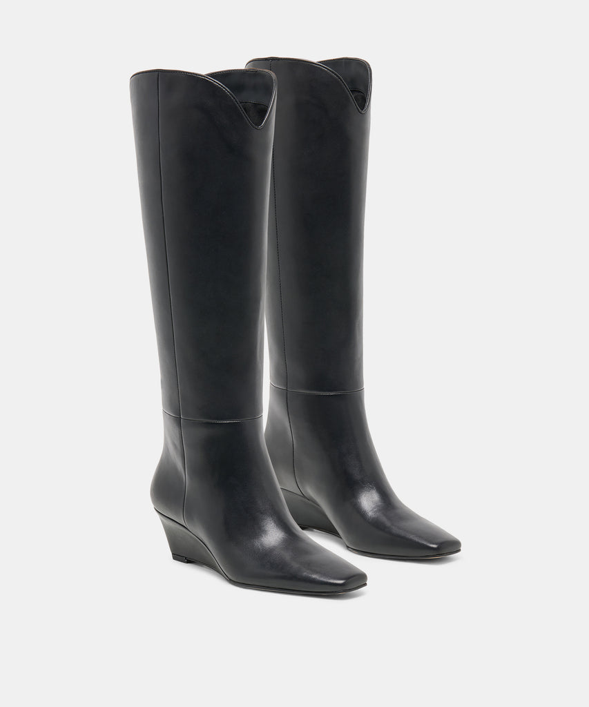 HENRA BOOTS BLACK LEATHER