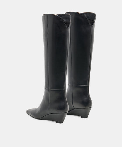 HENRA BOOTS BLACK LEATHER