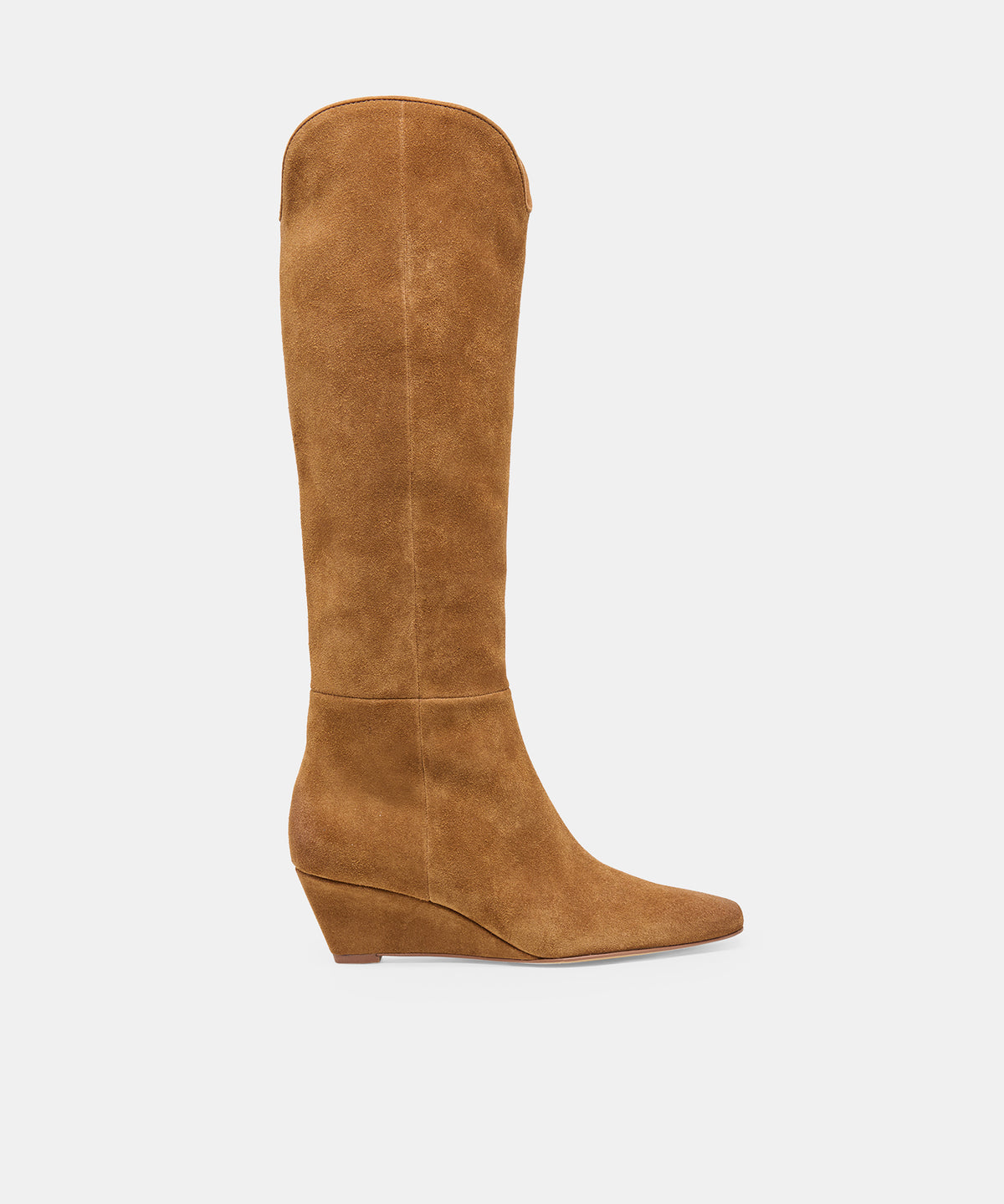 HENRA BOOTS LT BROWN SUEDE