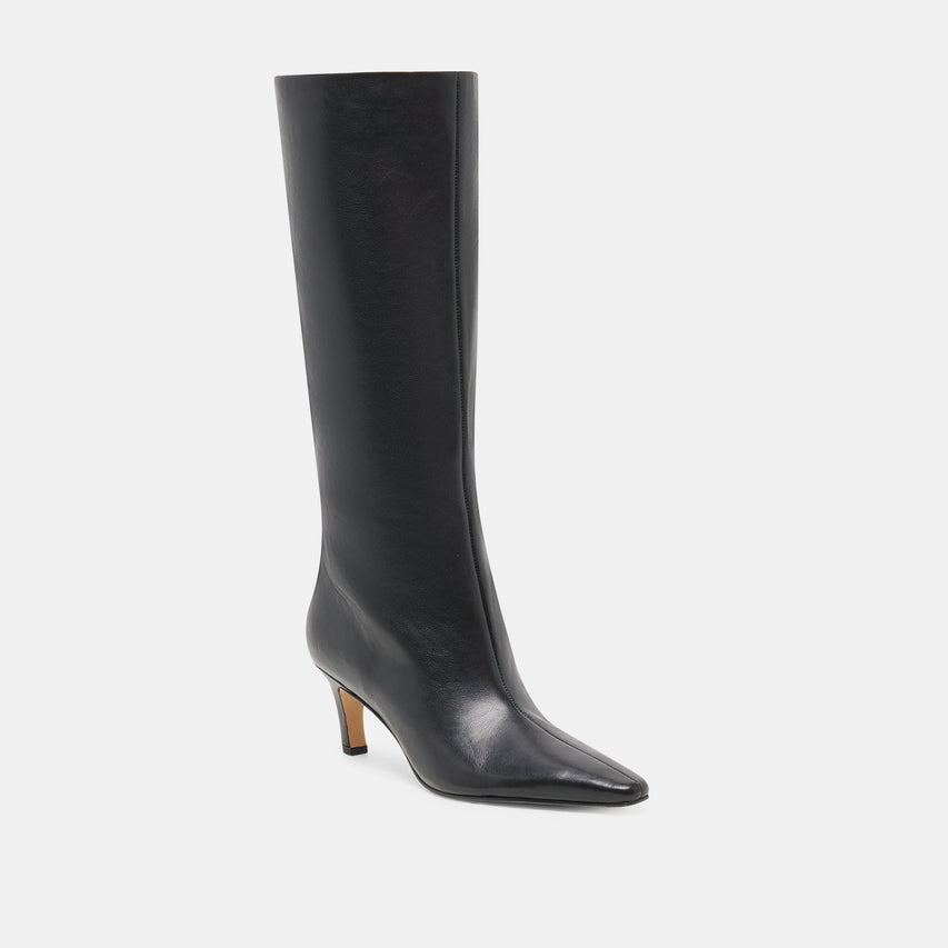 JAZMIN BOOTS BLACK LEATHER