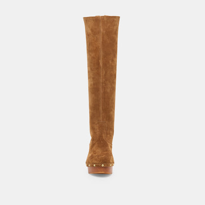 JENNY BOOTS CHESTNUT SUEDE