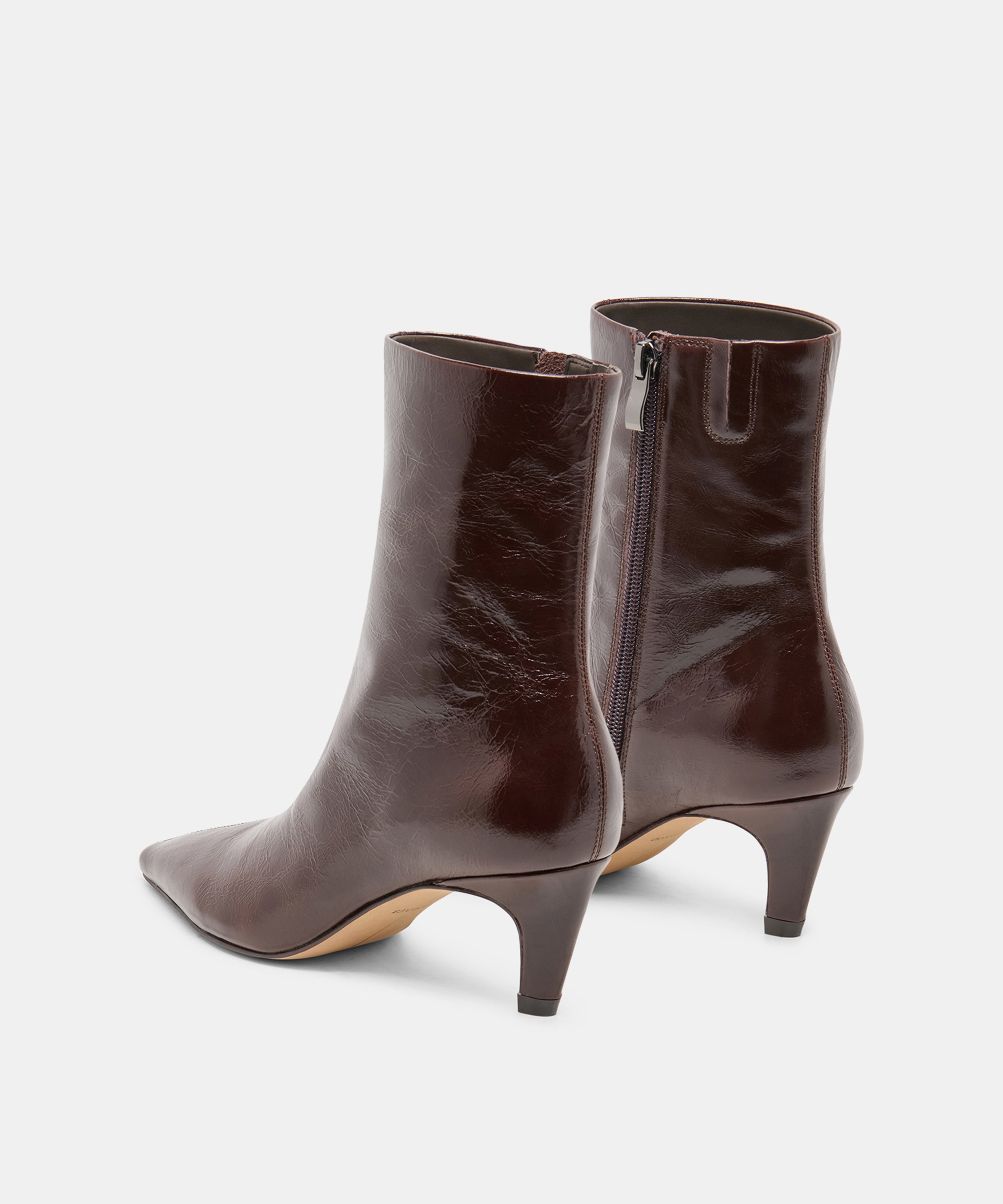 KARLIE BOOTIES BLACK CHERRY LEATHER - view 4