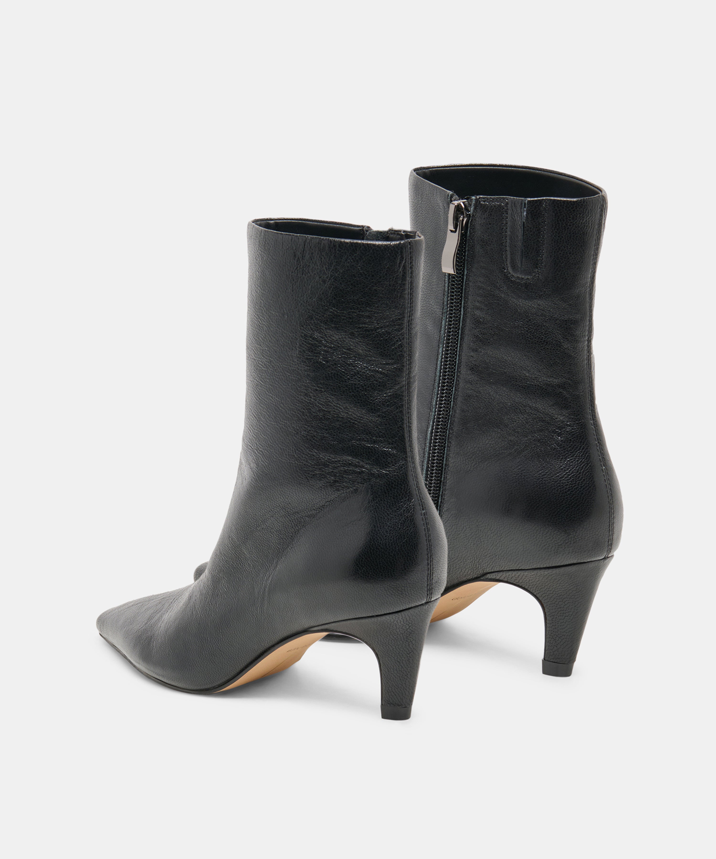 KARLIE BOOTIES BLACK LEATHER - view 4