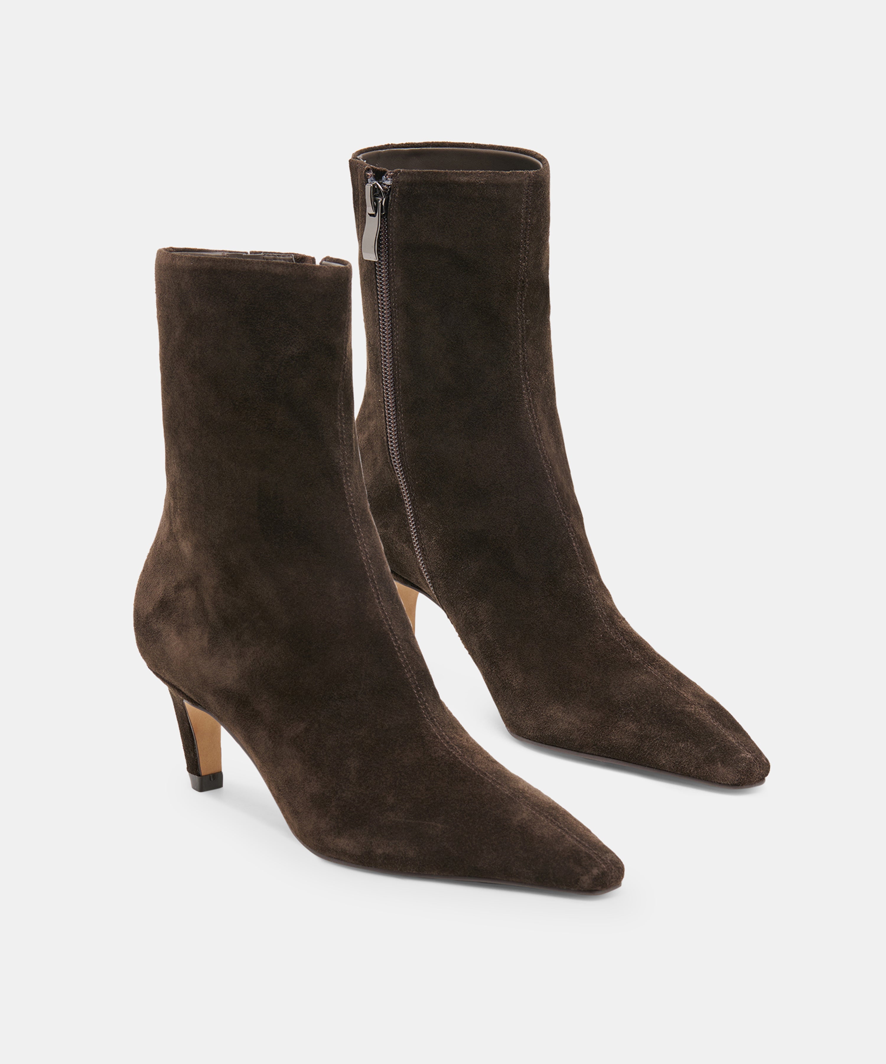 KARLIE BOOTIES ESPRESSO SUEDE - view 2
