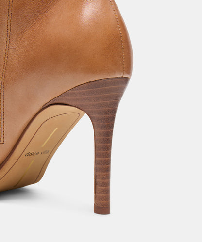 KIMI BOOTIES TAN LEATHER