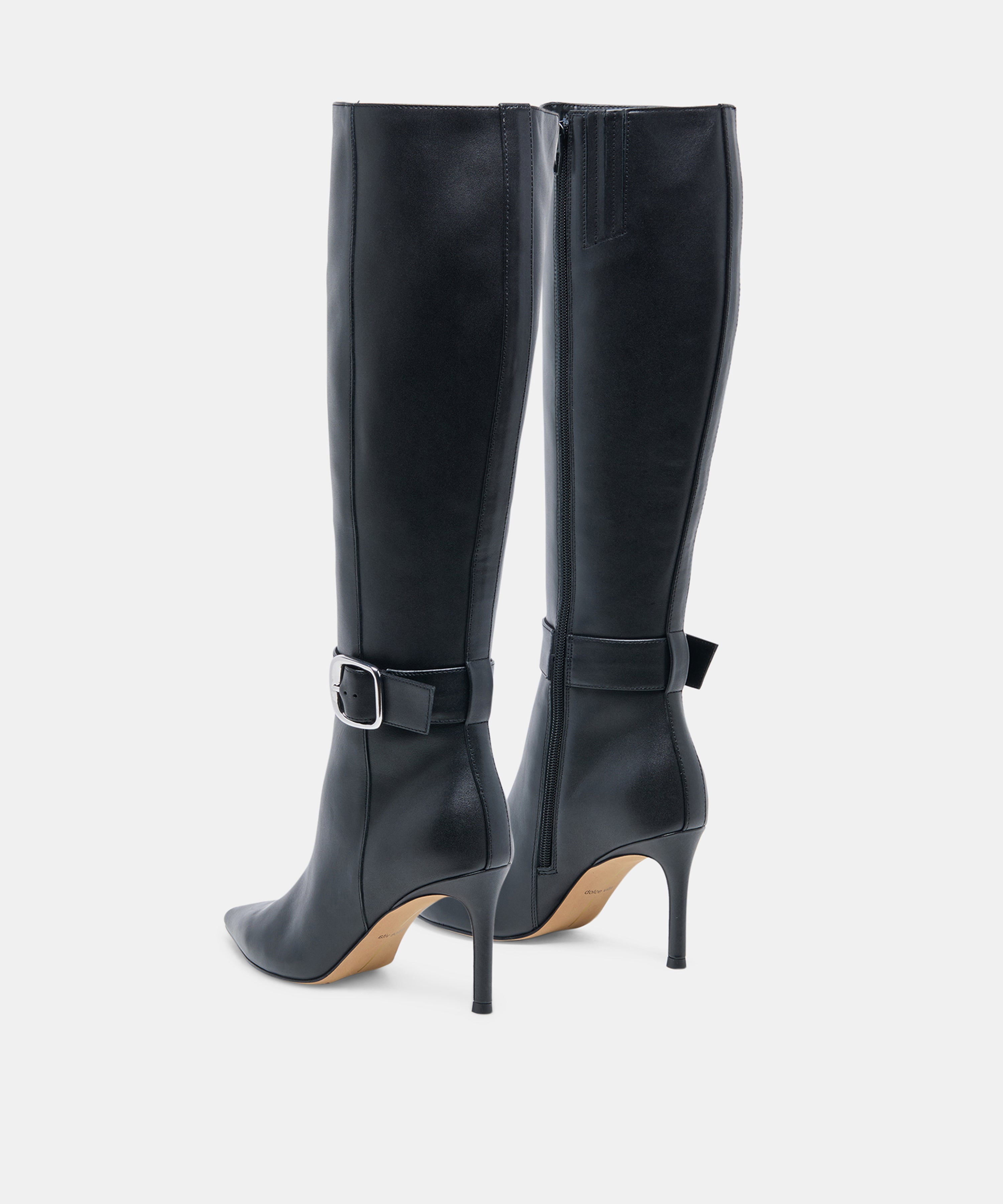 KINZY BOOTS BLACK LEATHER - view 4