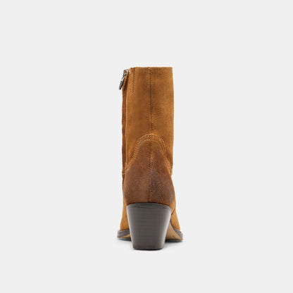 KLYDE BOOTS COGNAC SUEDE