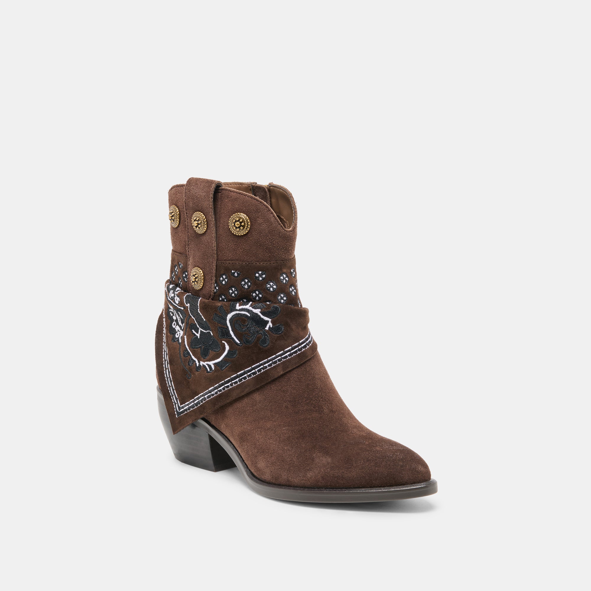 MEKALA BOOTS DK BROWN SUEDE - view 2
