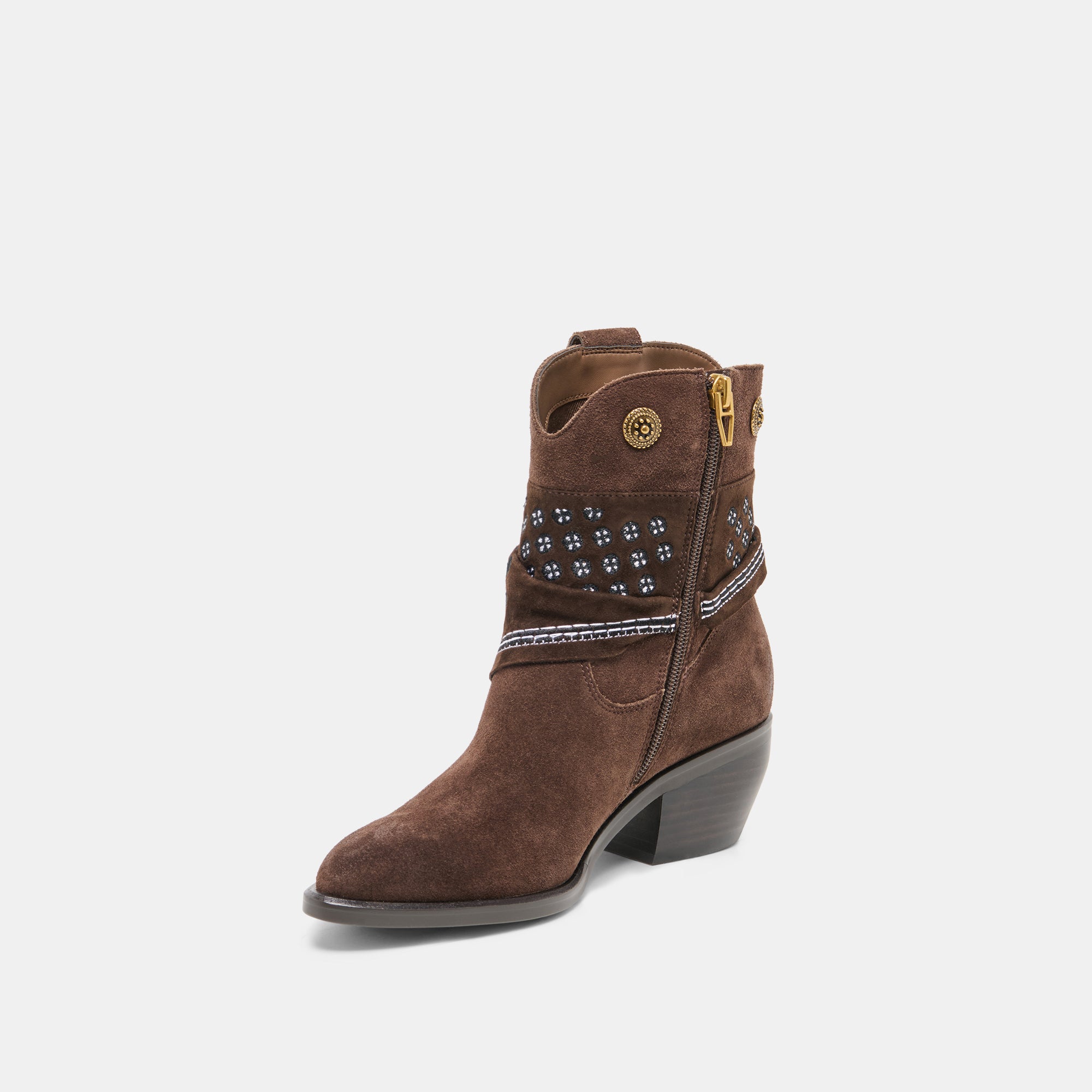 MEKALA BOOTS DK BROWN SUEDE - view 4