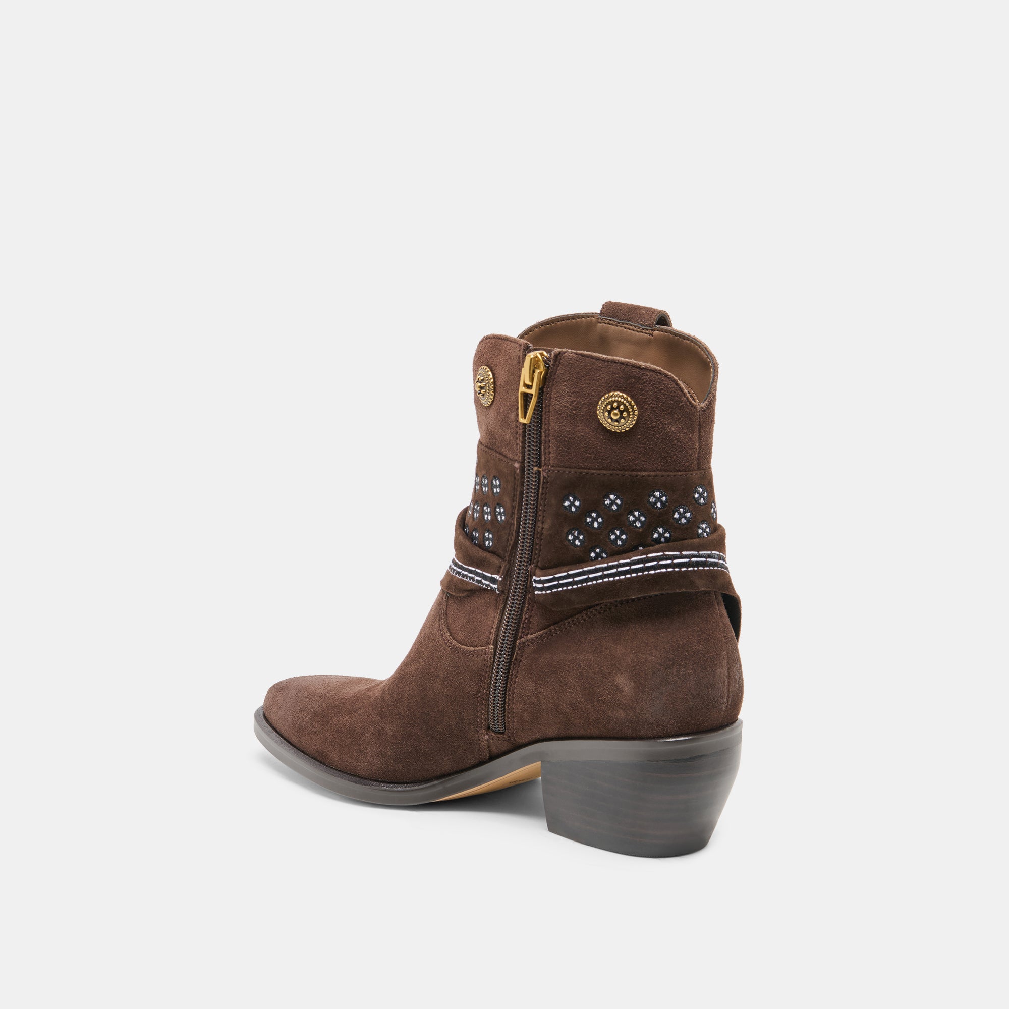 MEKALA BOOTS DK BROWN SUEDE - view 5