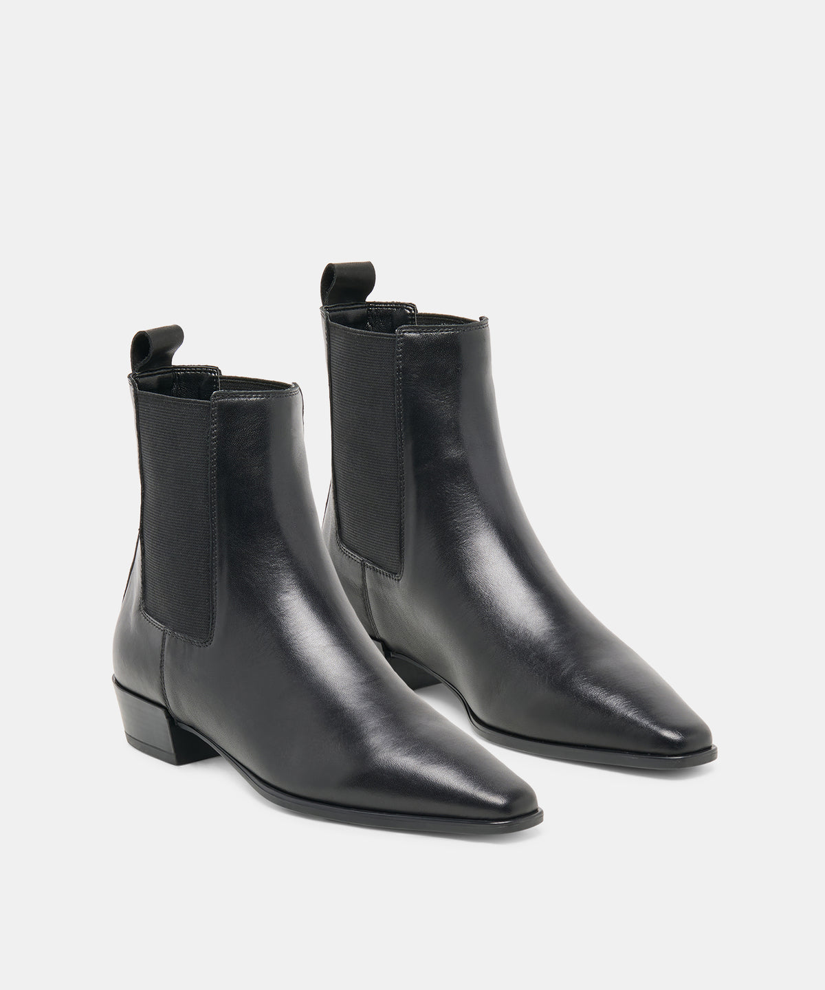MICHAH BOOTIES BLACK LEATHER - view 2