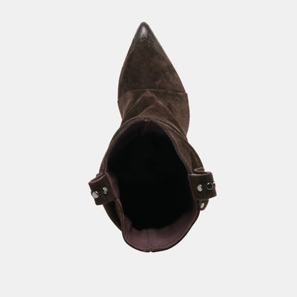 MORLA BOOTS DK BROWN SUEDE