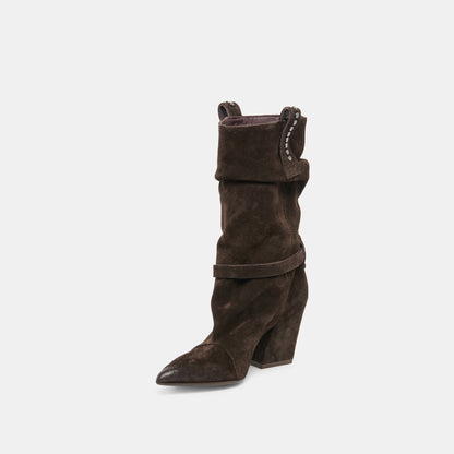 MORLA BOOTS DK BROWN SUEDE
