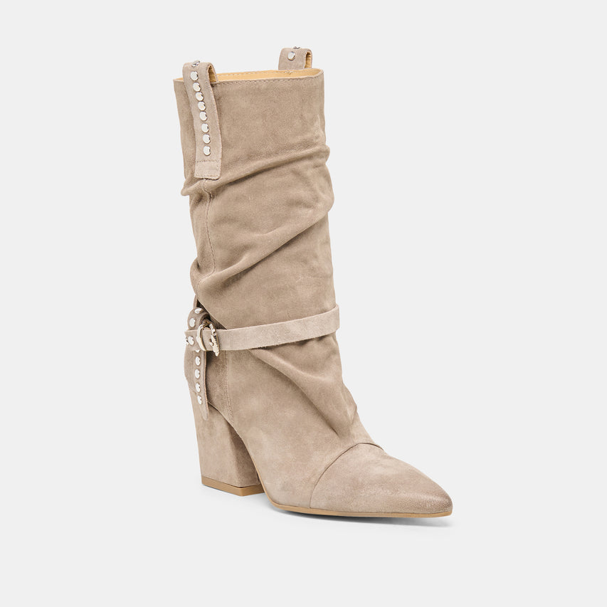 MORLA BOOTS TAUPE SUEDE