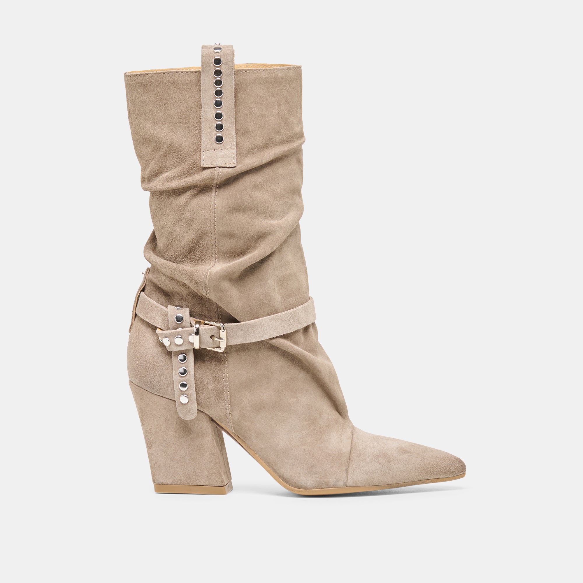 Morla Taupe Suede Boots | Dolce Vita