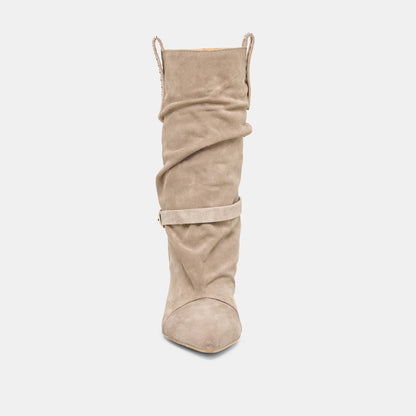 MORLA BOOTS TAUPE SUEDE