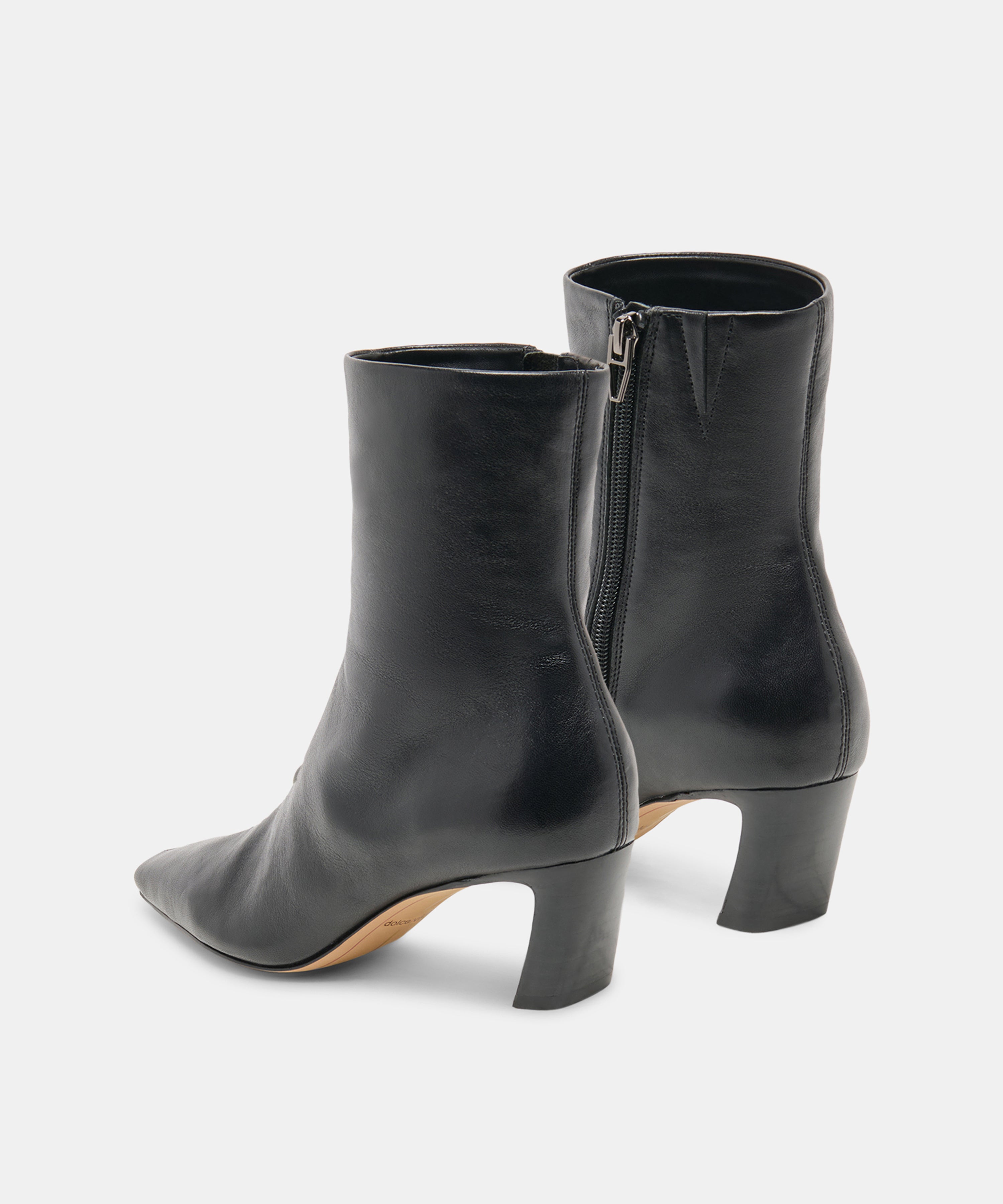 NESLY BOOTIES BLACK LEATHER - view 4