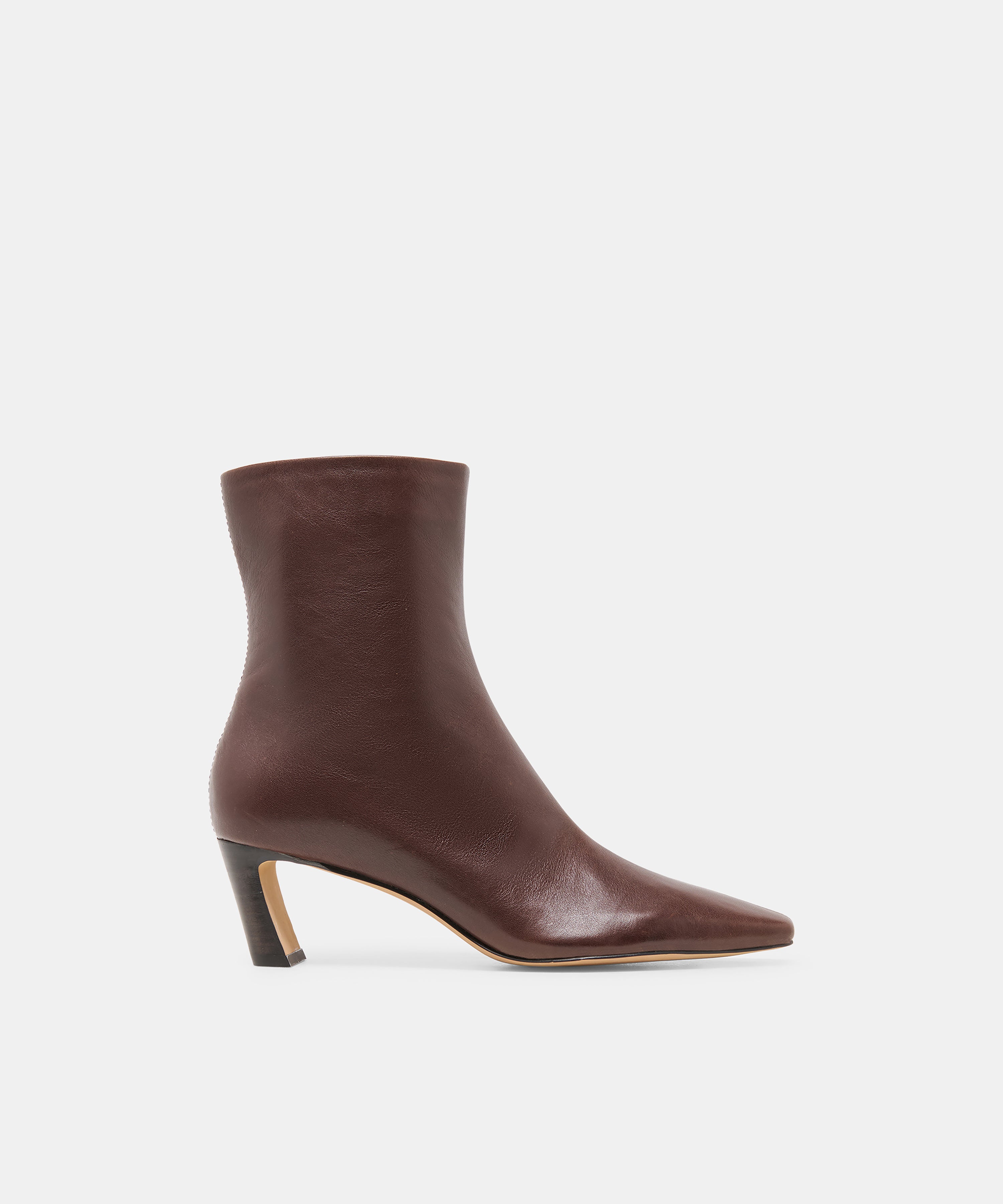 NESLY BOOTIES DK CHOCOLATE LEATHER