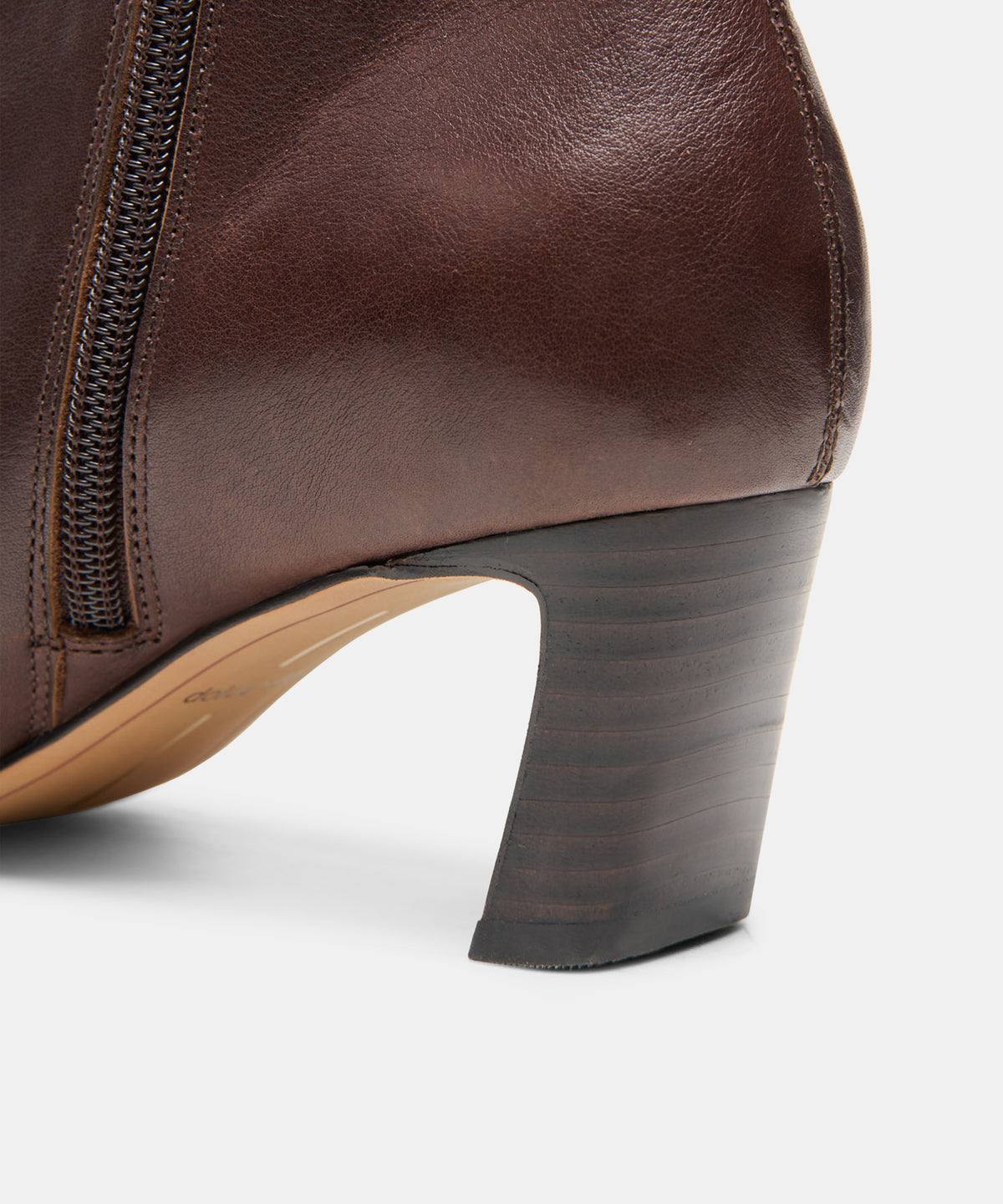 NESLY BOOTIES DK CHOCOLATE LEATHER - view 6