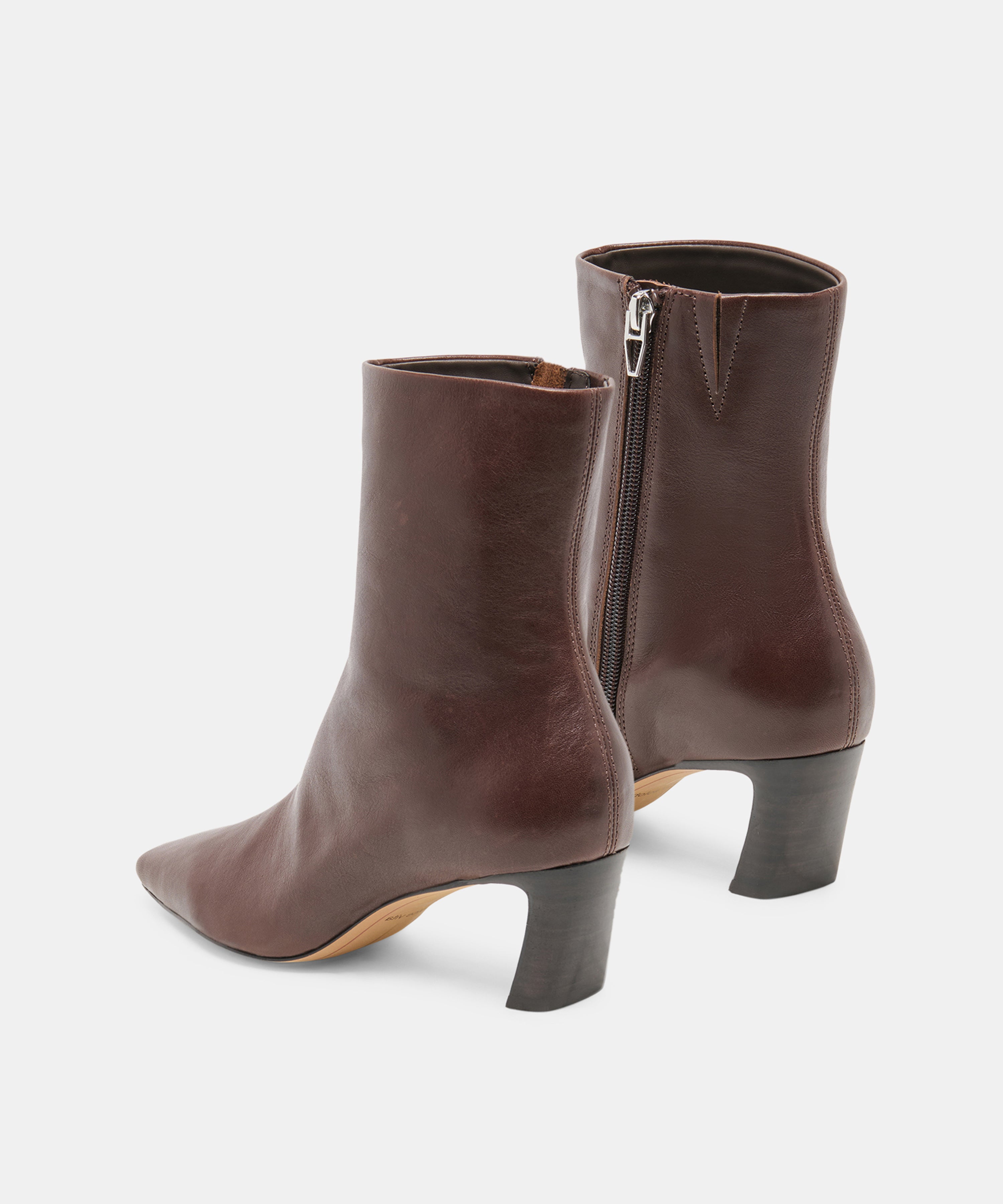NESLY BOOTIES DK CHOCOLATE LEATHER - view 4