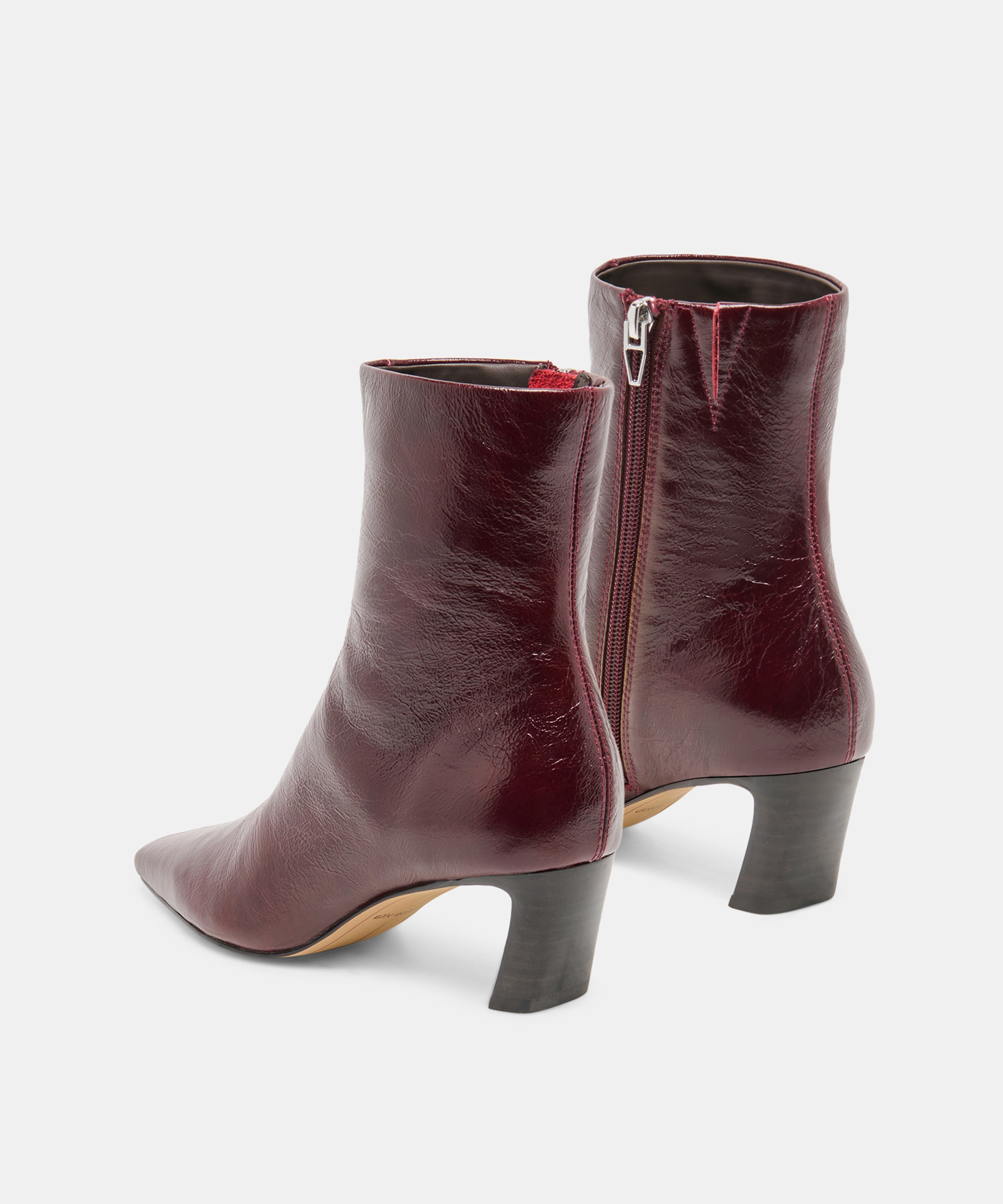 NESLY BOOTIES OXBLOOD LEATHER - view 4