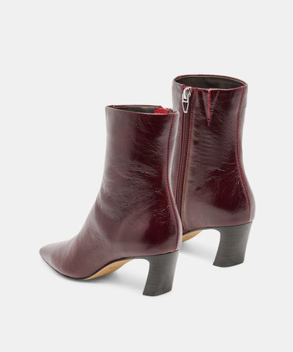 NESLY BOOTIES OXBLOOD LEATHER