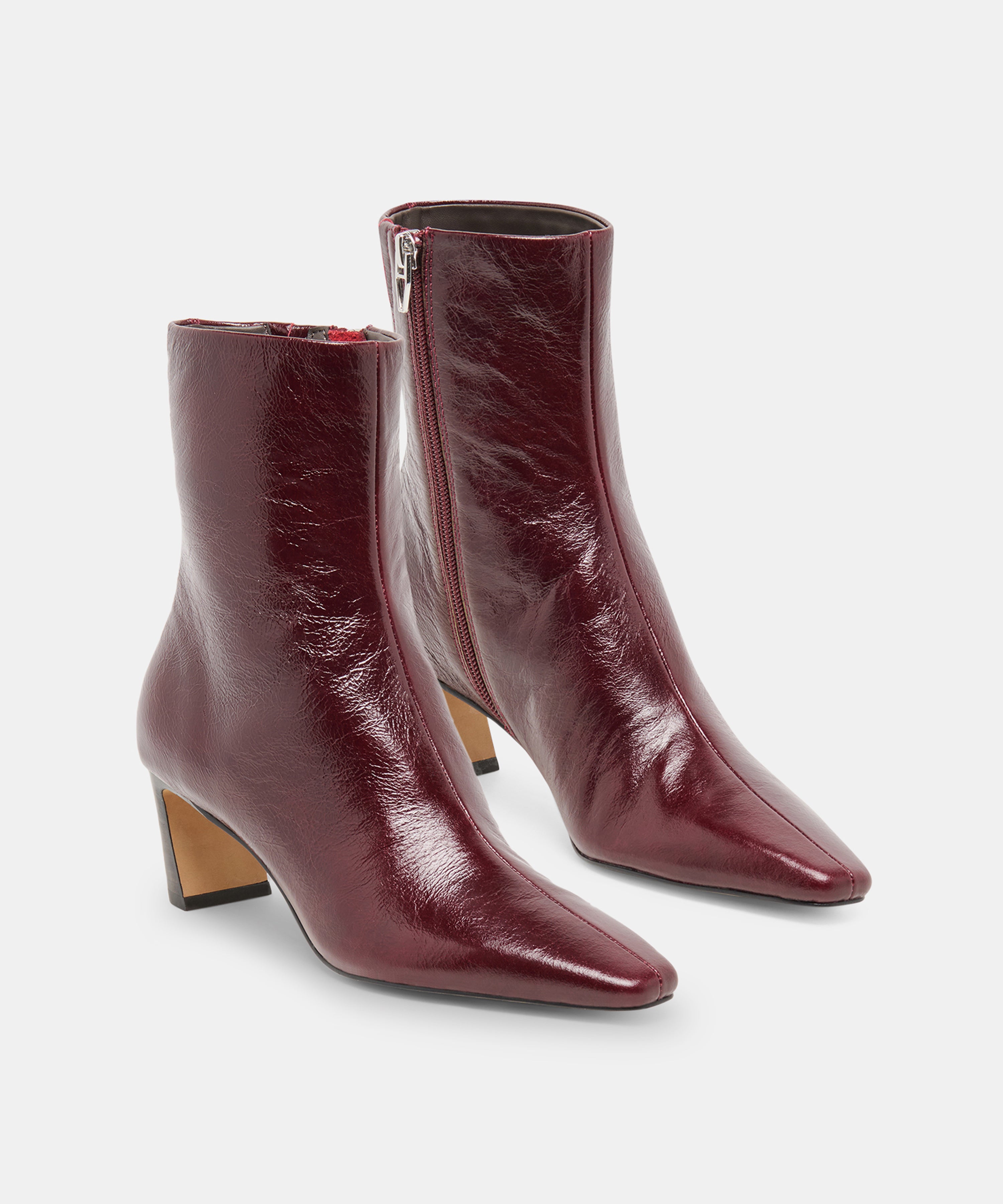 NESLY BOOTIES OXBLOOD LEATHER - view 2