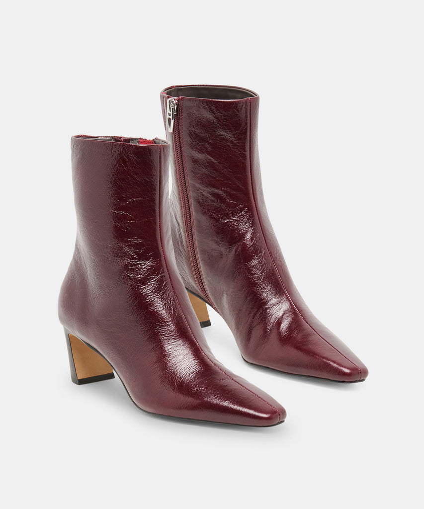 NESLY BOOTIES OXBLOOD LEATHER