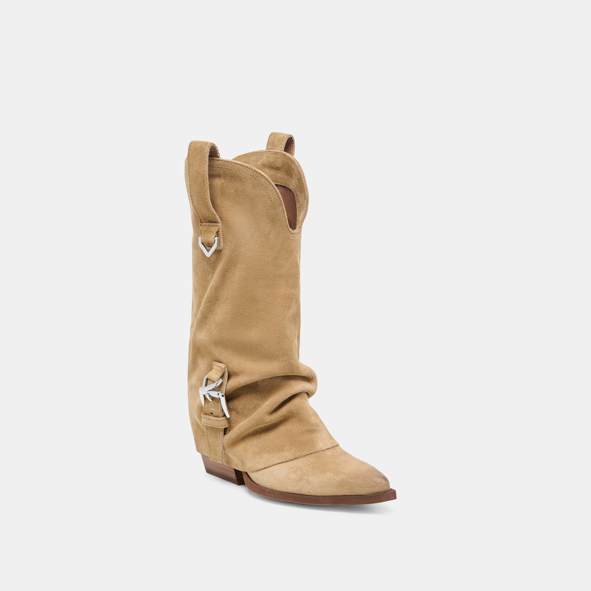 ROGUE BOOTS CAMEL SUEDE - view 2