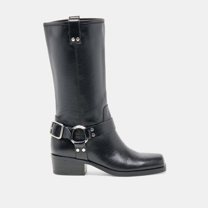 ROLAN BOOTS BLACK PATENT LEATHER