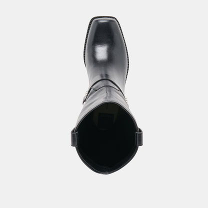 ROLAN BOOTS BLACK PATENT LEATHER