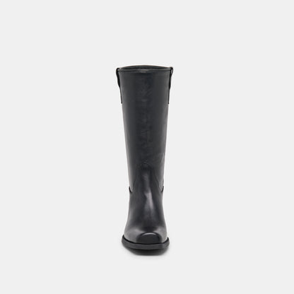 ROMIE BOOTS BLACK LEATHER