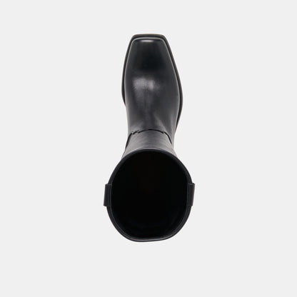 ROMIE BOOTS BLACK LEATHER