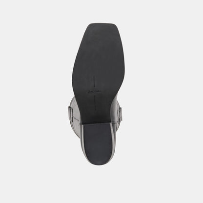 ROMIE BOOTS BLACK LEATHER