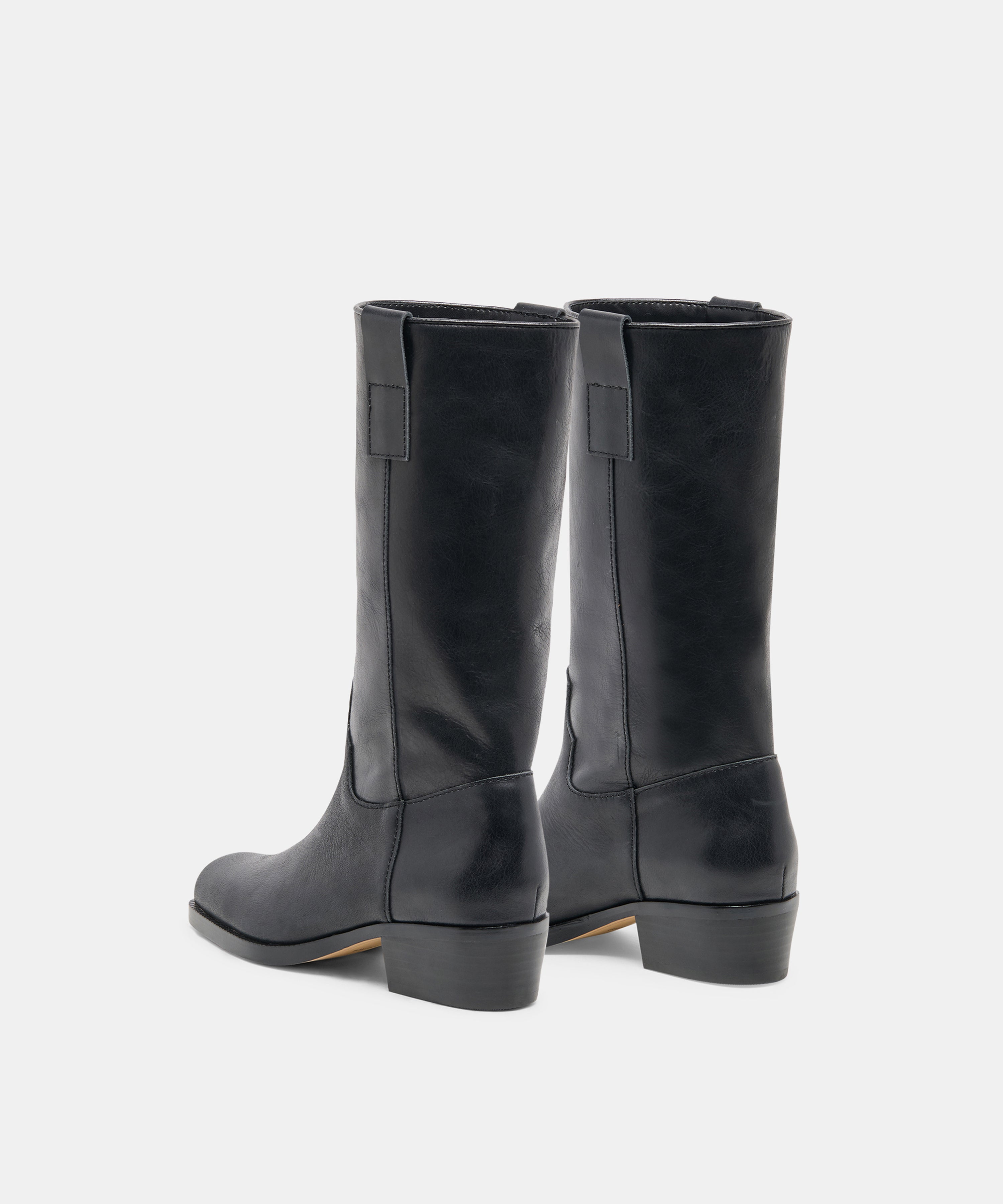 ROMIE BOOTS BLACK LEATHER - view 5