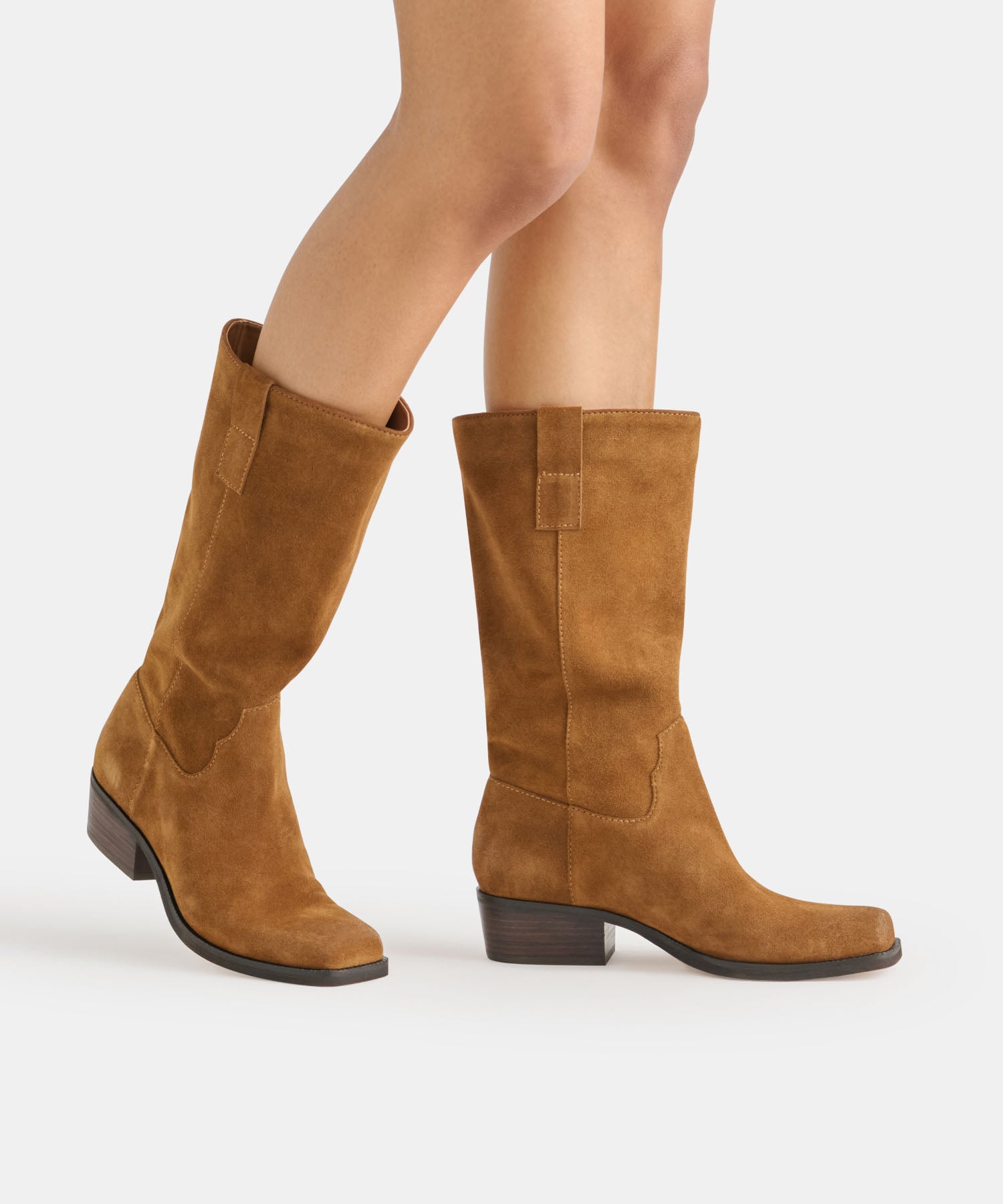 ROMIE BOOTS BROWN SUEDE - view 2