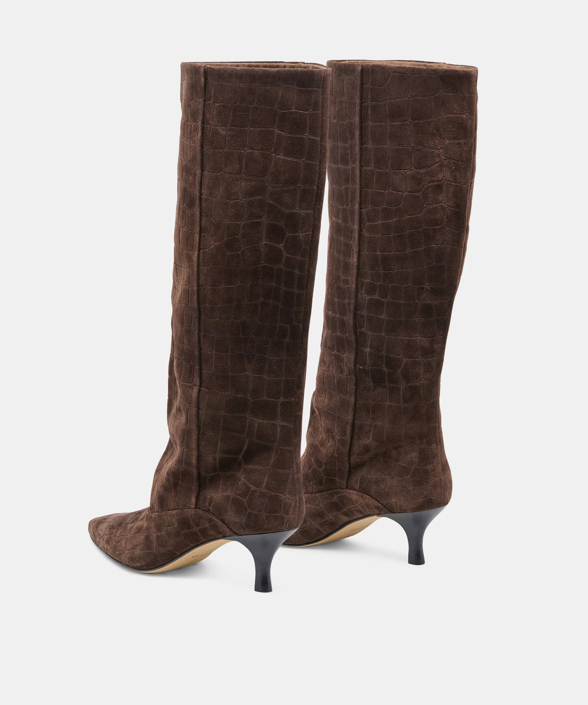 ROXLA BOOTS DK CHOCOLATE CROCO EMBOSSED LEATHER - view 4