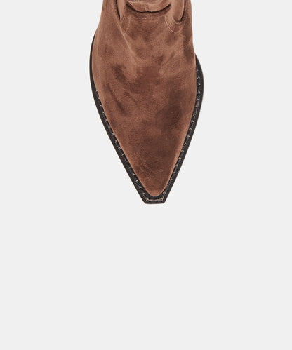 RUTGER BOOTS DK BROWN STELLA SUEDE