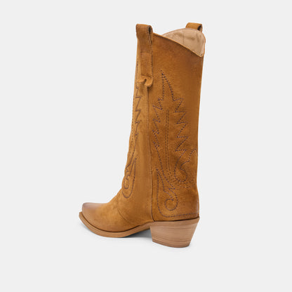 SAMMY BOOTS CHESTNUT SUEDE