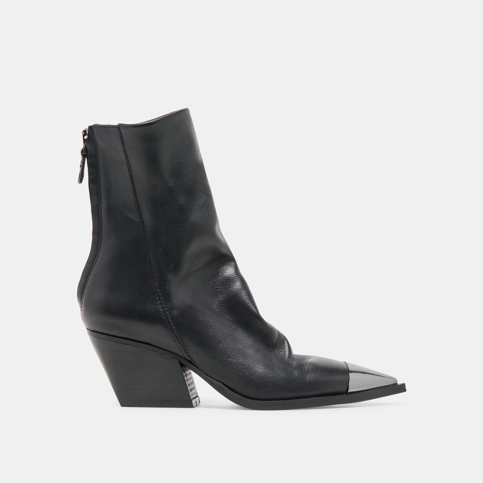TALLEN BOOTIES BLACK LEATHER