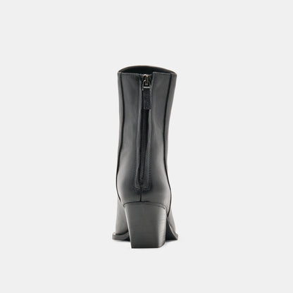 TALLEN BOOTIES BLACK LEATHER
