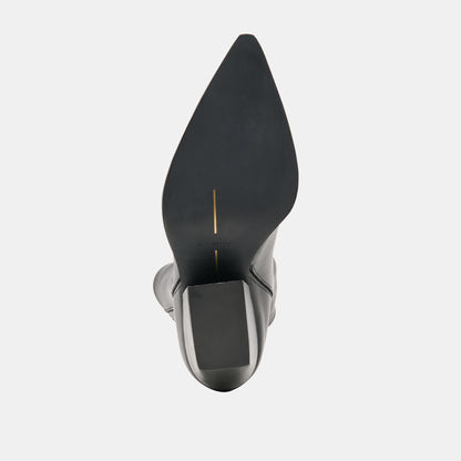 TALLEN BOOTIES BLACK LEATHER