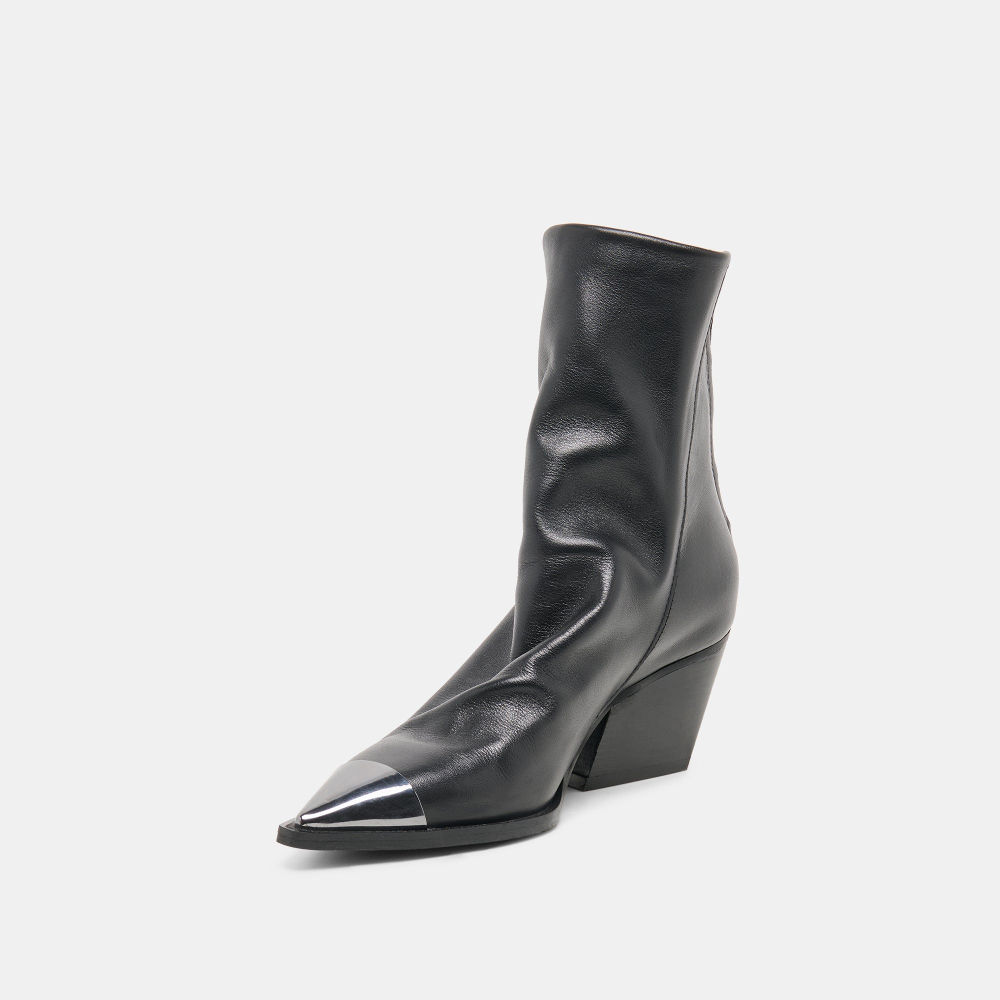 TALLEN BOOTIES BLACK LEATHER - view 4