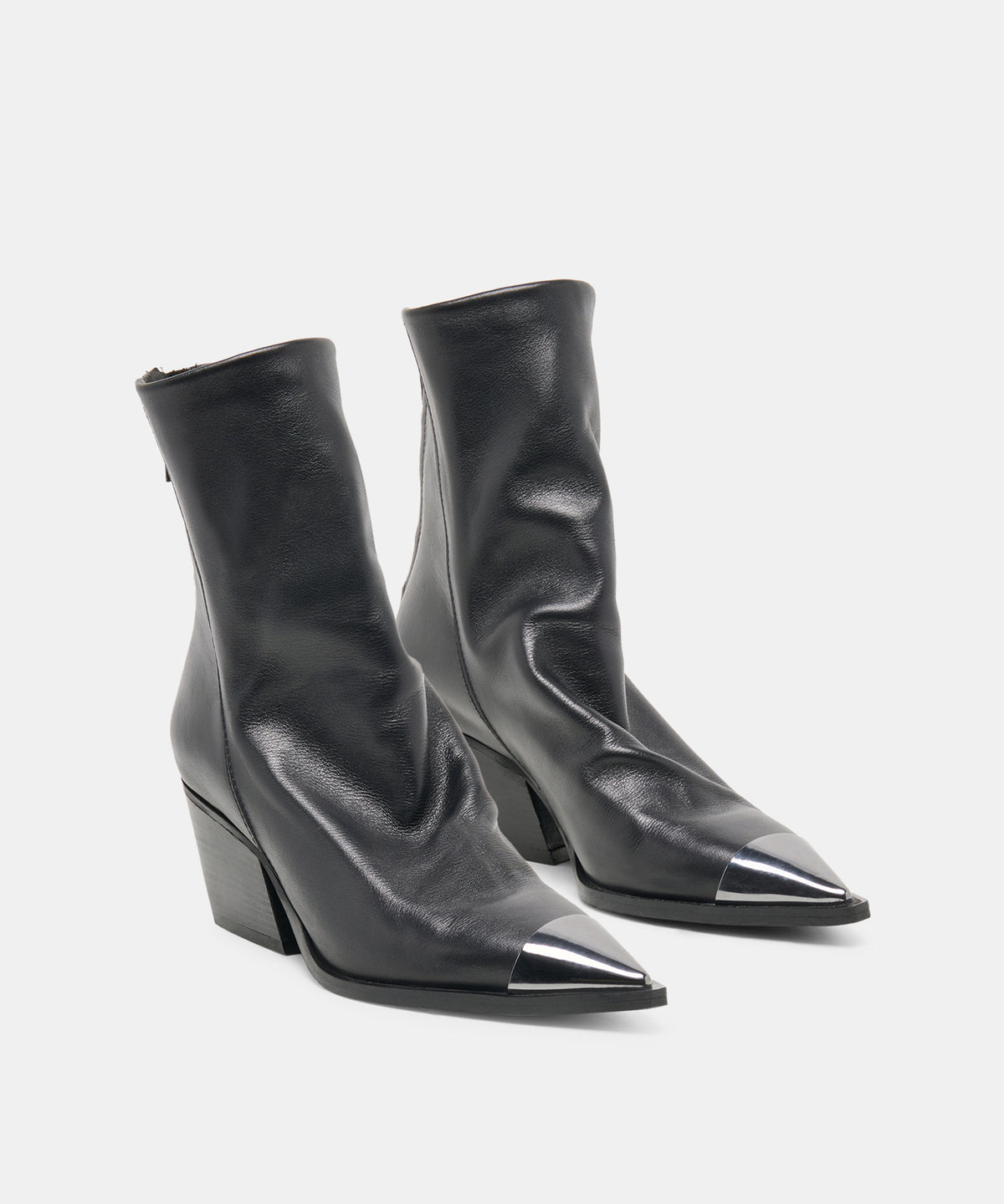 TALLEN BOOTIES BLACK LEATHER - view 2
