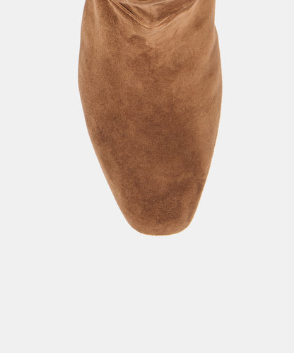 TYWIN EXTRA WIDE CALF BOOTS COCOA SUEDE