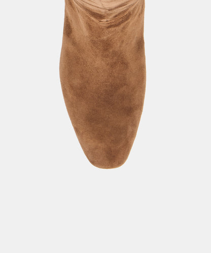 TYWIN WIDE CALF BOOTS COCOA SUEDE