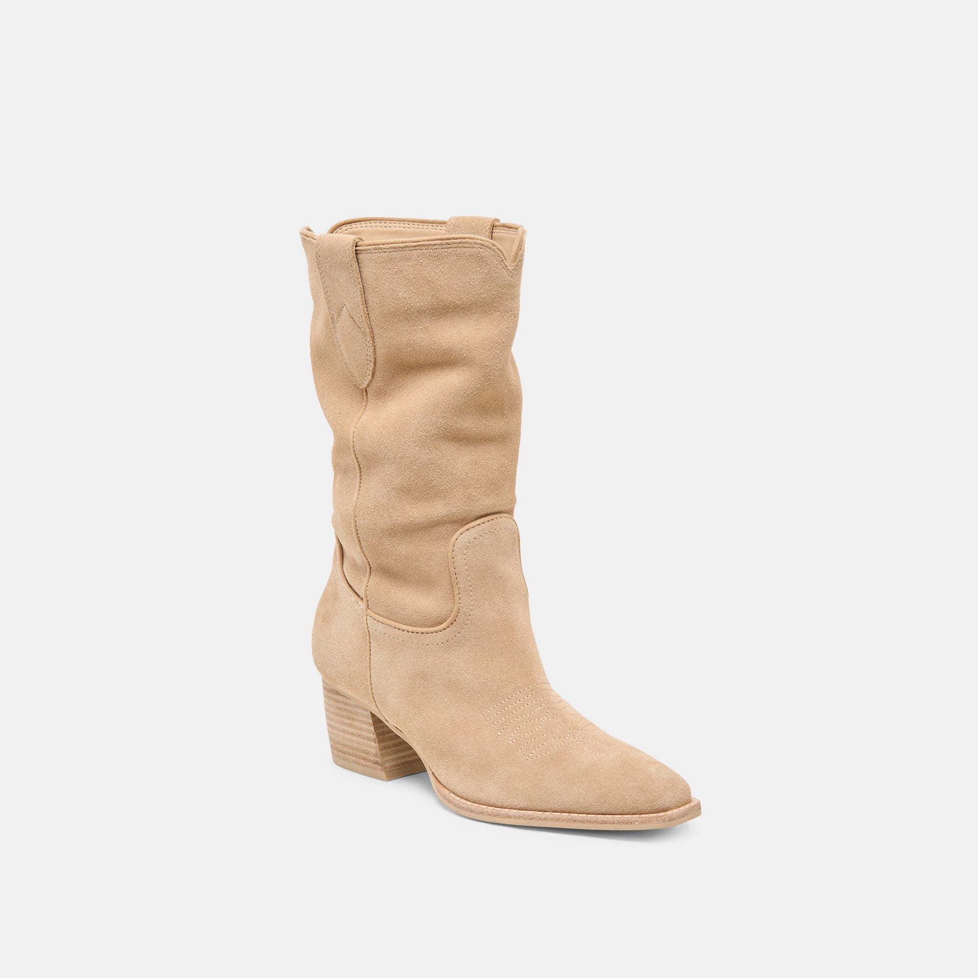 VERGIL BOOTS CAMEL SUEDE